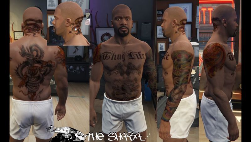 GTA Tattoo S For Franklin Mod GTAinside Com